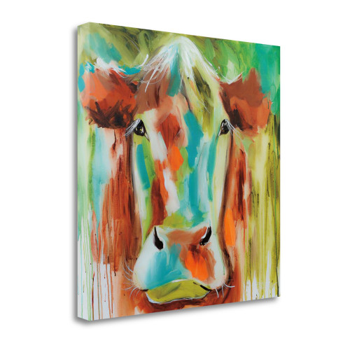 Misty Pasture 3 Wrapped Canvas Print Wall Art