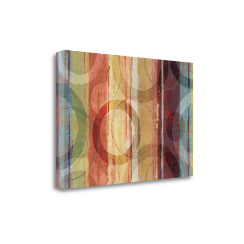 Strata 1 Wrapped Canvas Print Living Room Wall Art