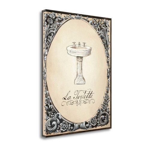 Le Petit Spa II Wrapped Canvas Print Living Room Wall Art