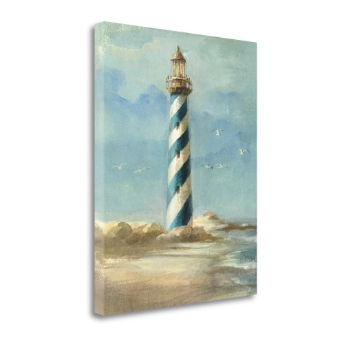 Lighthouse I Wrapped Canvas Print Living Room Wall Art