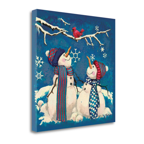 Bird Watching 3 Wrapped Canvas Print Wall Art