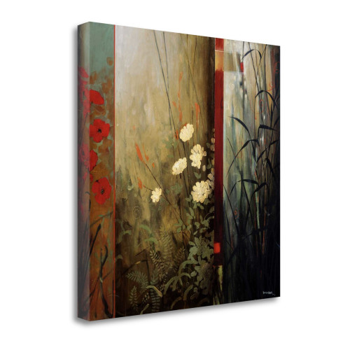 Rainforest Poppies 4 Wrapped Canvas Print Wall Art