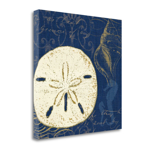 Coastal Moonlight III Wrapped Canvas Print Living Room Wall Art