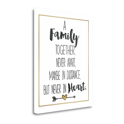Family Together 1 Wrapped Canvas Print Living Room Wall Art