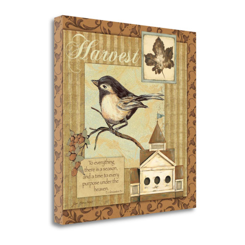 Harvest 2 Wrapped Canvas Print Living Room Wall Art