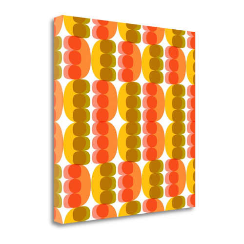 Atomic Art 1 Wrapped Canvas Print Wall Art