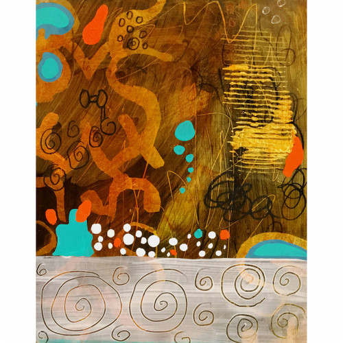 Arabesque Wrapped Canvas Print Wall Art