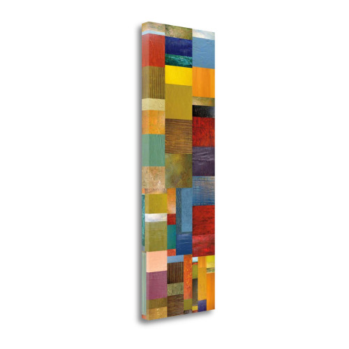 Color Panels With Water And Waves 2 Wrapped Canvas Print Living Room Wall Art