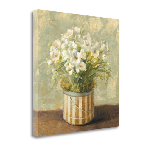Hatbox Freesia Wag 2 Wrapped Canvas Print Living Room Wall Art