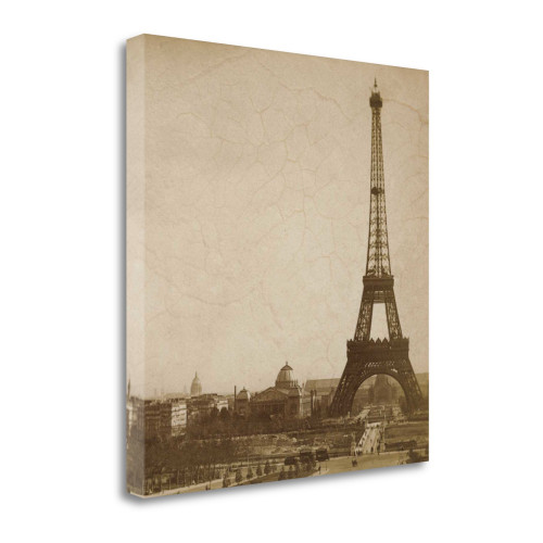 Historical Paris 1 Wrapped Canvas Print Living Room Wall Art