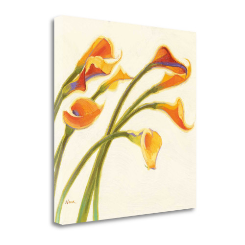 Callas In The Wind I Wrapped Canvas Print Living Room Wall Art