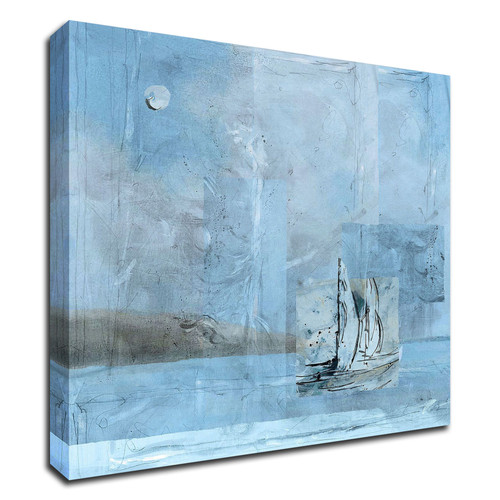 Sailboats Wrapped Canvas Print Wall Art