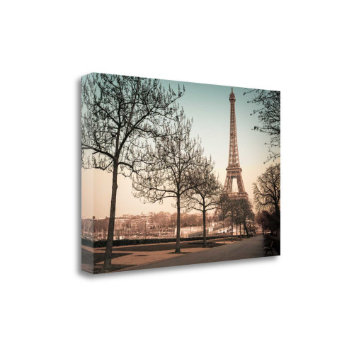 Remembering Paris 1 Wrapped Canvas Print Wall Art