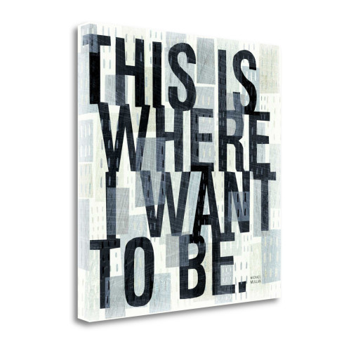This Is Where 2 Wrapped Canvas Print Living Room Wall Art