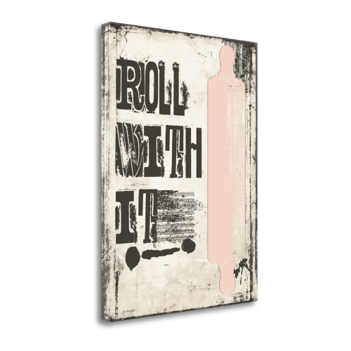 Roll With It 1 Wrapped Canvas Print Living Room Wall Art