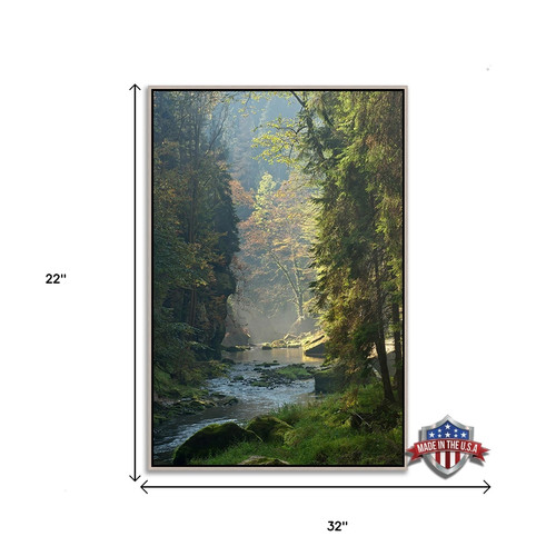 Paradise Found 5 Silver Wrapped Canvas Print Wall Art