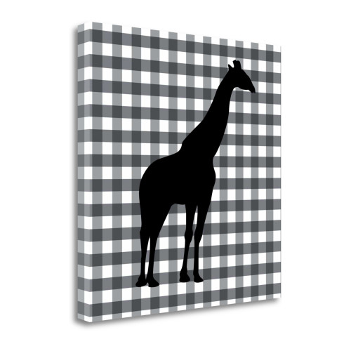 Giraffe 6 Wrapped Canvas Print Living Room Wall Art