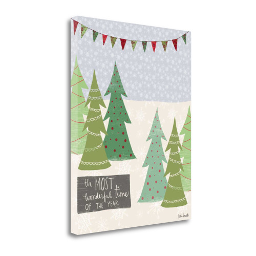 Most Wonderful Time Of The Year 7 Wrapped Canvas Print Living Room Wall Art
