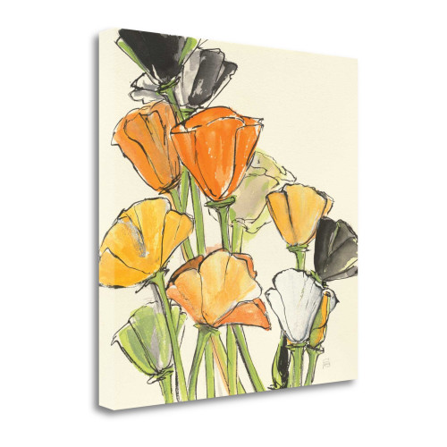 Wild Bouquet I Wrapped Canvas Print Living Room Wall Art