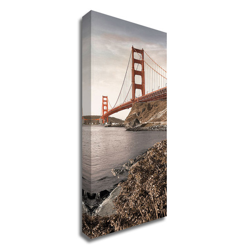 "Golden Gate Bridge #1" Wrapped Canvas Print Wall Art