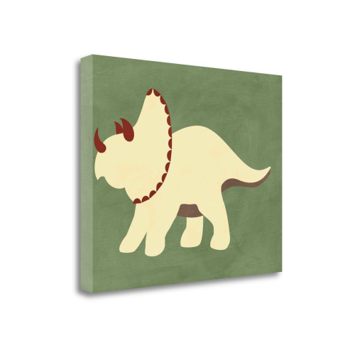 Dino IV Wrapped Canvas Print Living Room Wall Art
