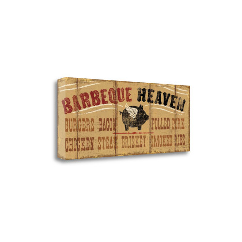 Barbeque Heaven 1 Wrapped Canvas Print Living Room Wall Art
