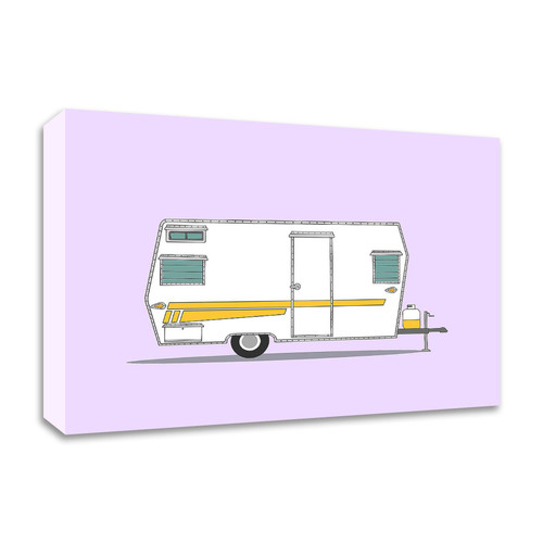 Aristocrat Camper Wrapped Canvas Print Wall Art