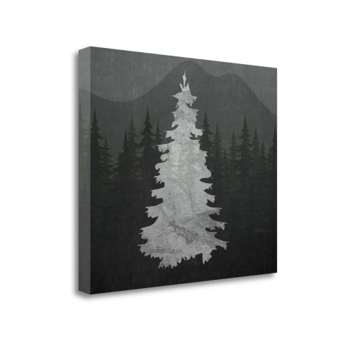 Chalkboard Tree 1 Wrapped Canvas Print Living Room Wall Art