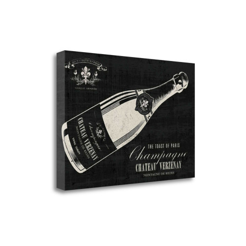 The Toast Of Paris 3 Wrapped Canvas Print Living Room Wall Art