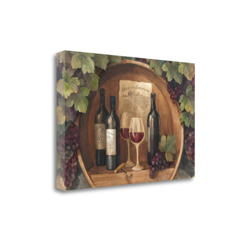 At The Winery Wag 3 Wrapped Canvas Print Living Room Wall Art