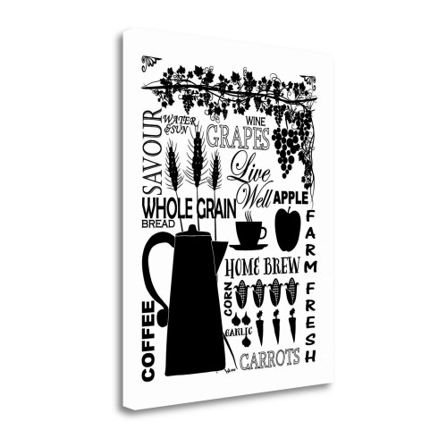 Culinary Love 2 Wrapped Canvas Print Living Room Wall Art