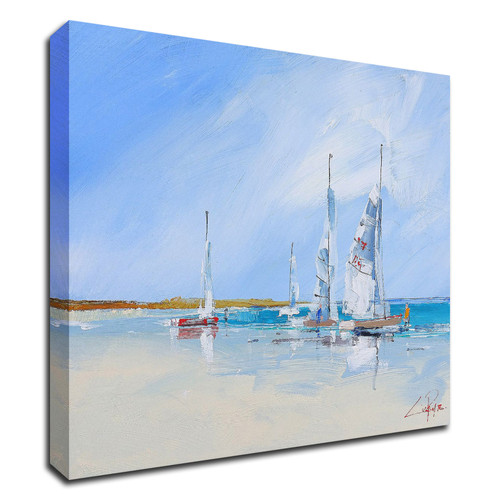 Aspendale Sails Wrapped Canvas Print Wall Art