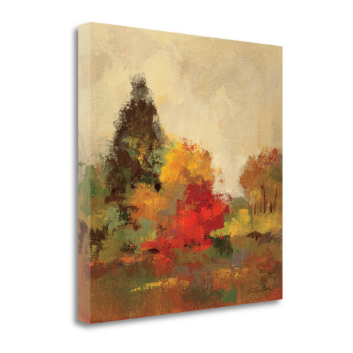 Fall Forest I Wrapped Canvas Print Living Room Wall Art