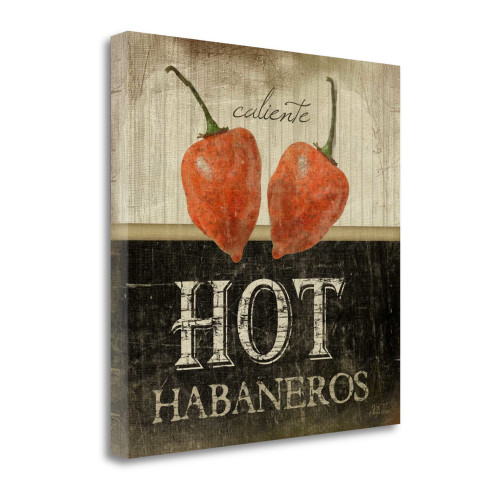 Hot Habaneros 2 Wrapped Canvas Print Living Room Wall Art