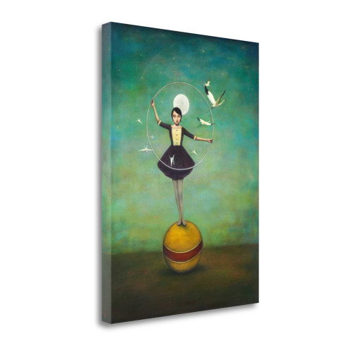 Luna's Circle 2 Wrapped Canvas Print Wall Art