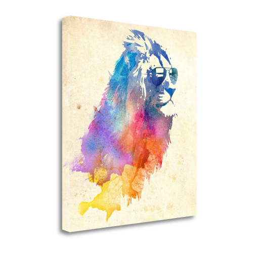 Sunny Leo 2 Wrapped Canvas Print Wall Art