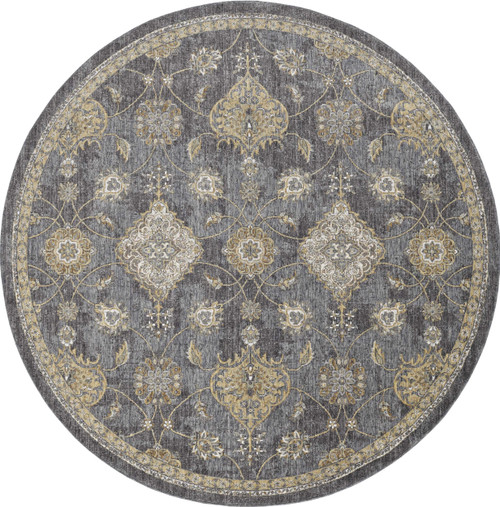 108 X 156 Slate Grey Wool Rug