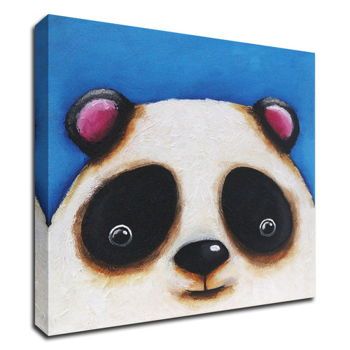 "The Panda Bear" Wrapped Canvas Print Wall Art
