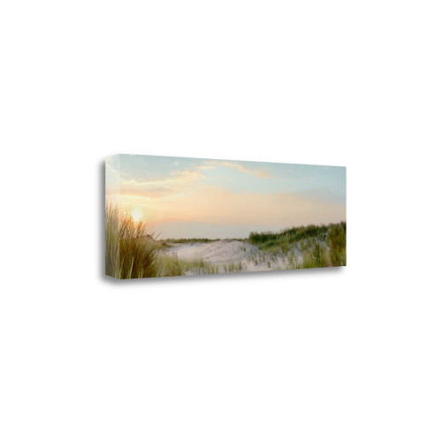 Island Sand Dunes Sunrise No 1 Wrapped Canvas Print Living Room Wall Art