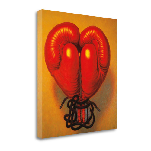 For Love Or Money 4 Wrapped Canvas Print Living Room Wall Art