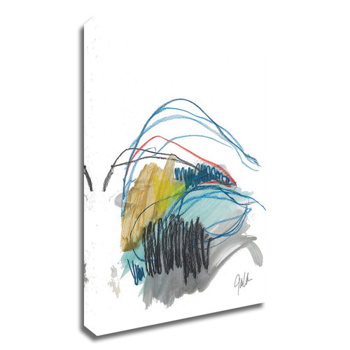 "Abstract Landscape No. 19" Wrapped Canvas Print Wall Art