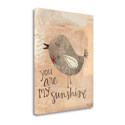 Sunshine Bird 4 Wrapped Canvas Print Living Room Wall Art