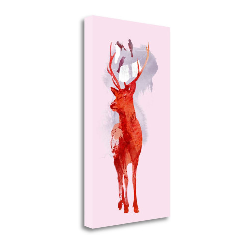 Useless Deer 4 Wrapped Canvas Print Living Room Wall Art