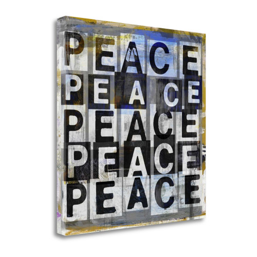 Peace 36 Wrapped Canvas Print Wall Art