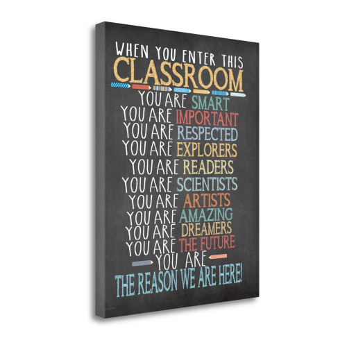You Are 5 Wrapped Canvas Print Living Room Wall Art