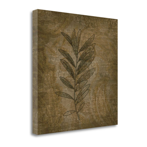 Leaves Of Winter 2 Wrapped Canvas Print Wall Art