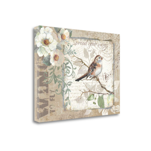 Spread Your Wings 1 Wrapped Canvas Print Wall Art
