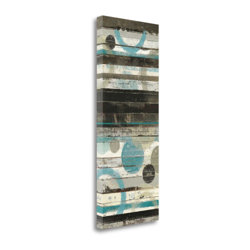 Blue Zephyr I Wrapped Canvas Print Living Room Wall Art