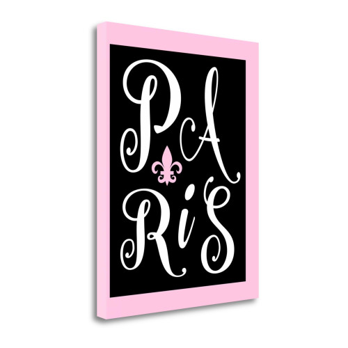 Paris 2 Wrapped Canvas Print Living Room Wall Art