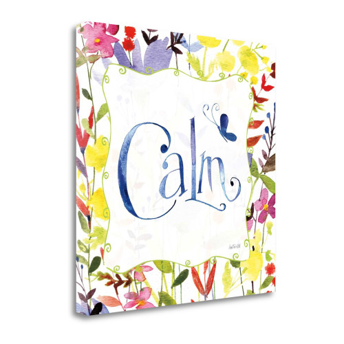 Calm 2 Wrapped Canvas Print Living Room Wall Art